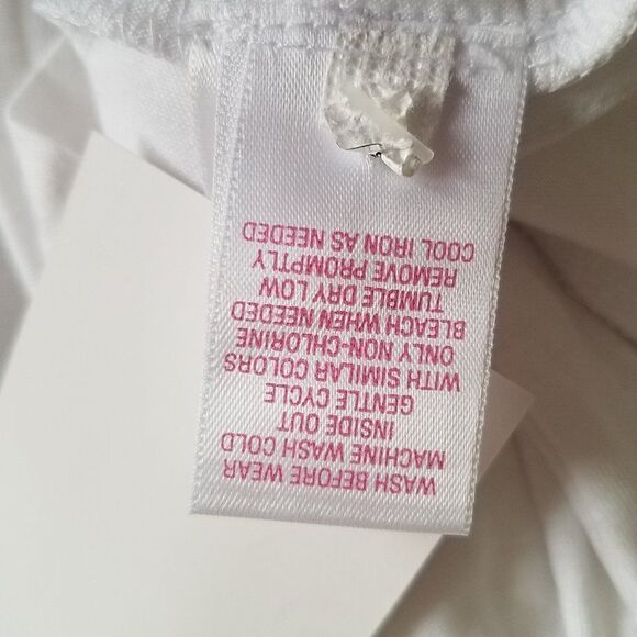 Juniors Small Cardigan Sweater White long sleeve - Picture 4 of 5